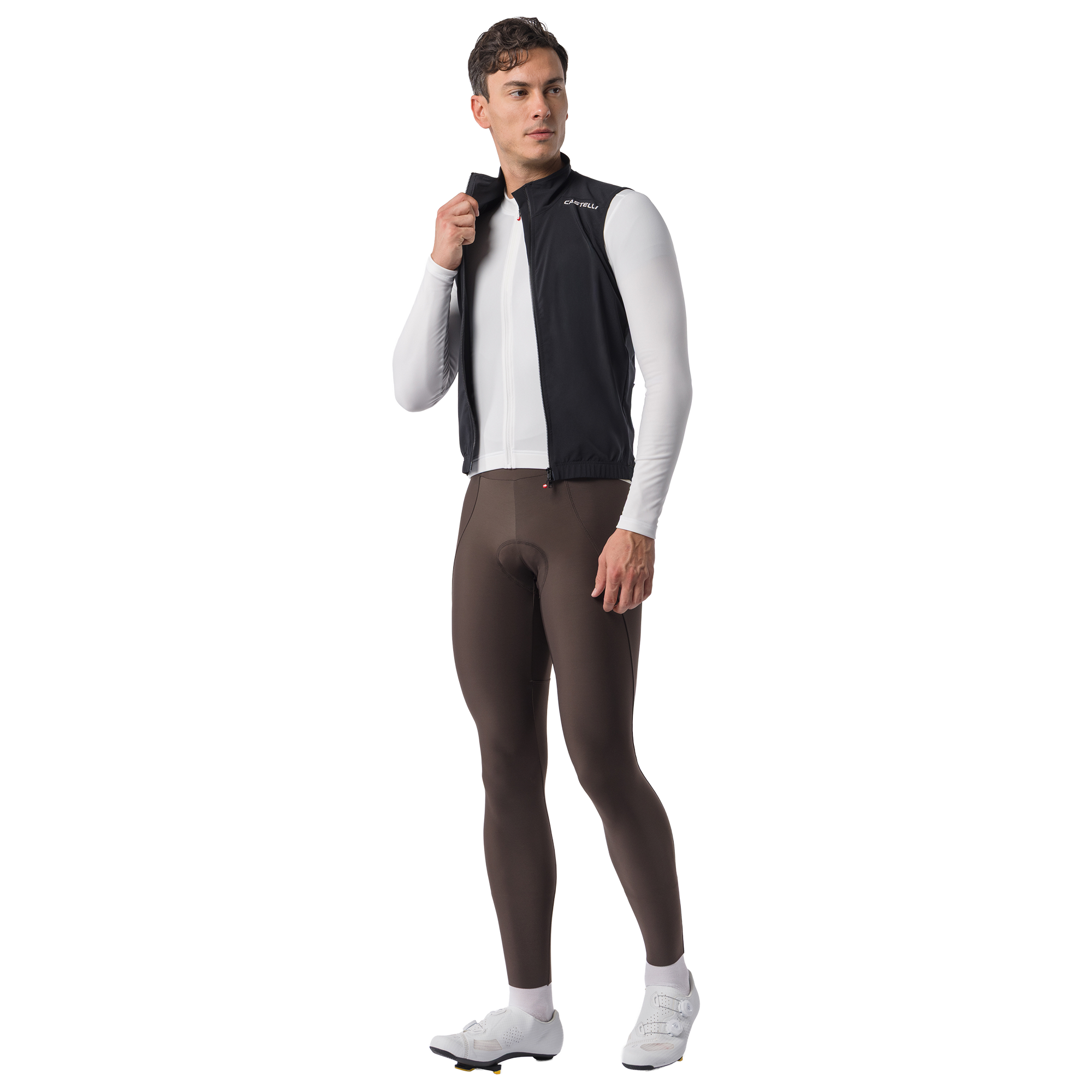 Castelli Chaleco cortavientos  Espresso 2 negro