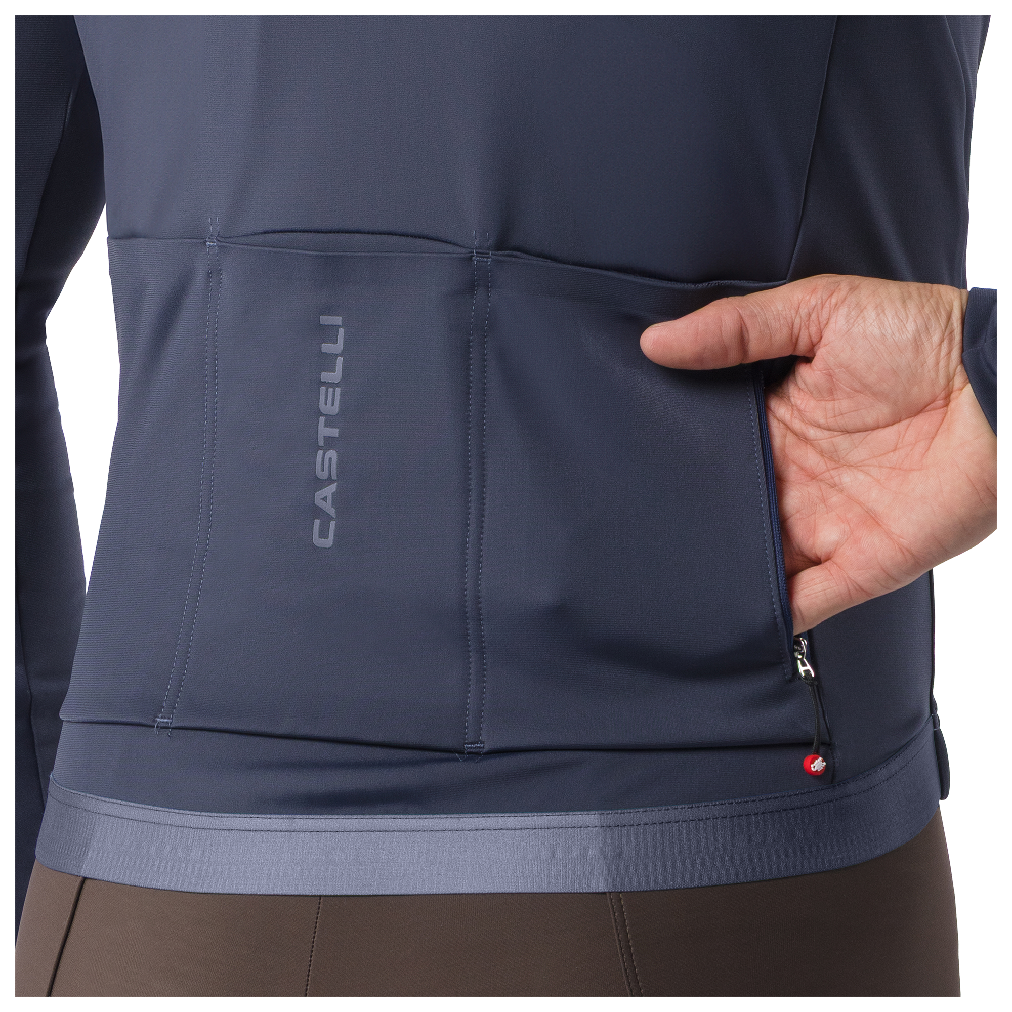 Castelli Maillot manches longues  Espresso Thermal 2 bleu