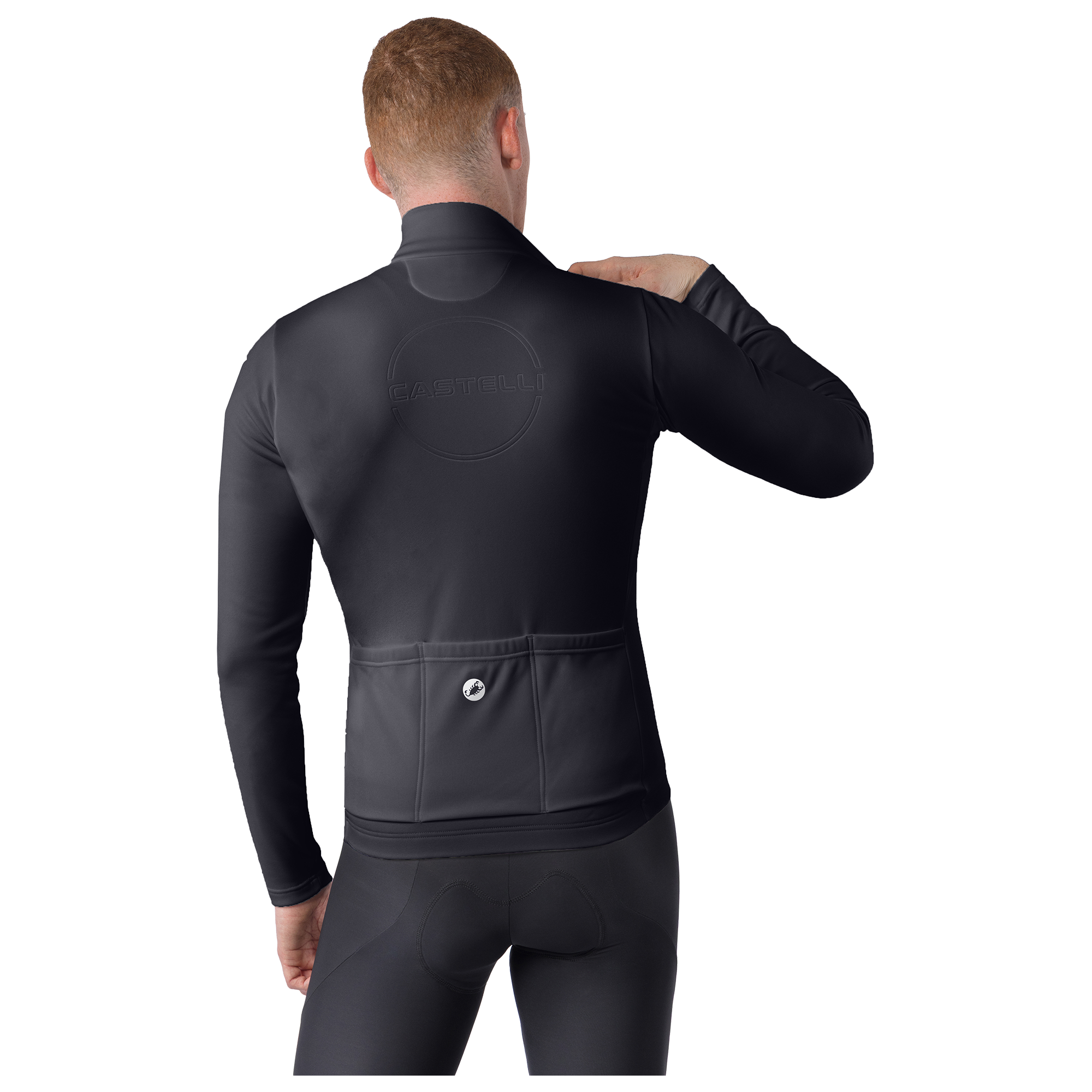 Castelli Maillot de manga larga  Competizione Thermal negro