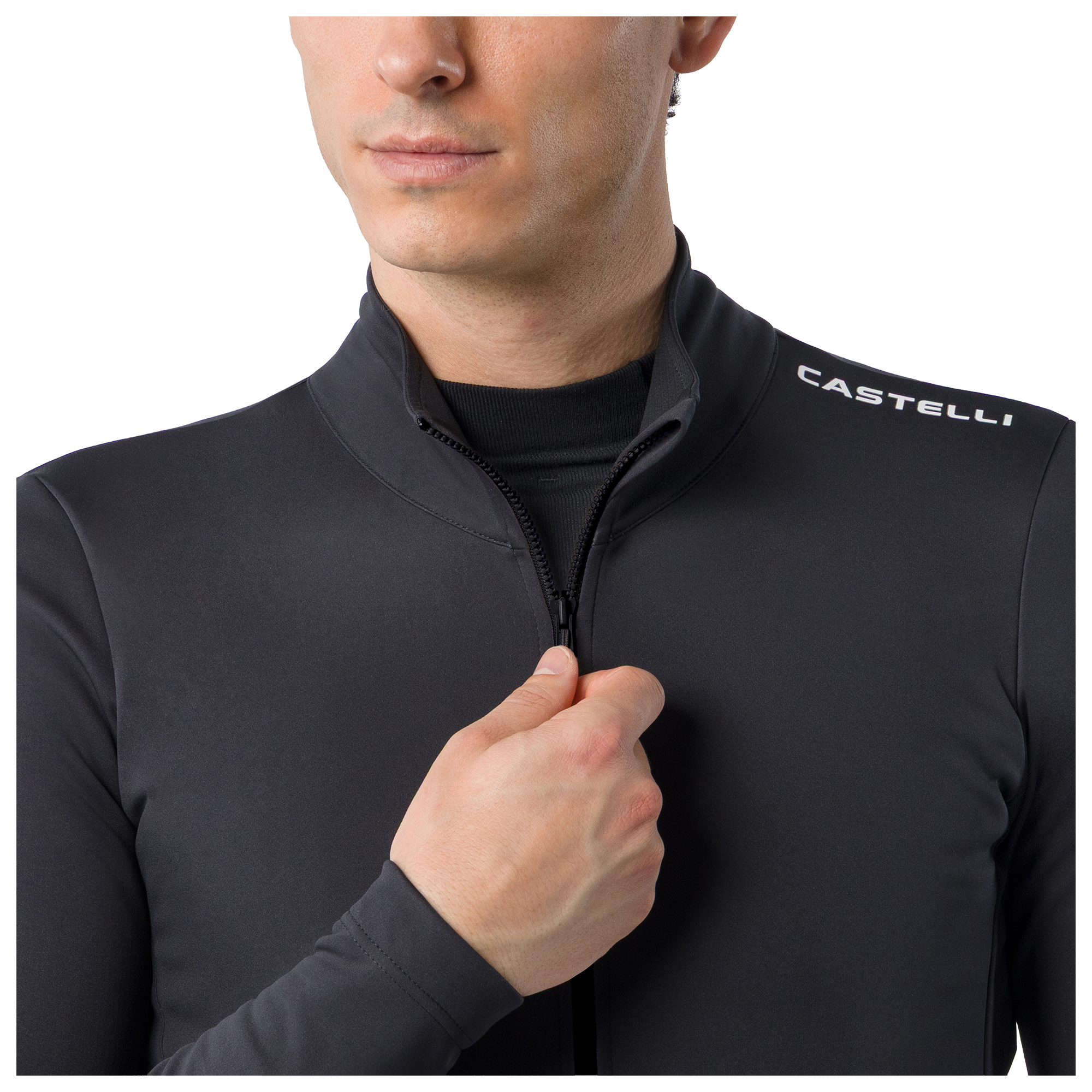 Castelli winterjas Espresso 2 zwart