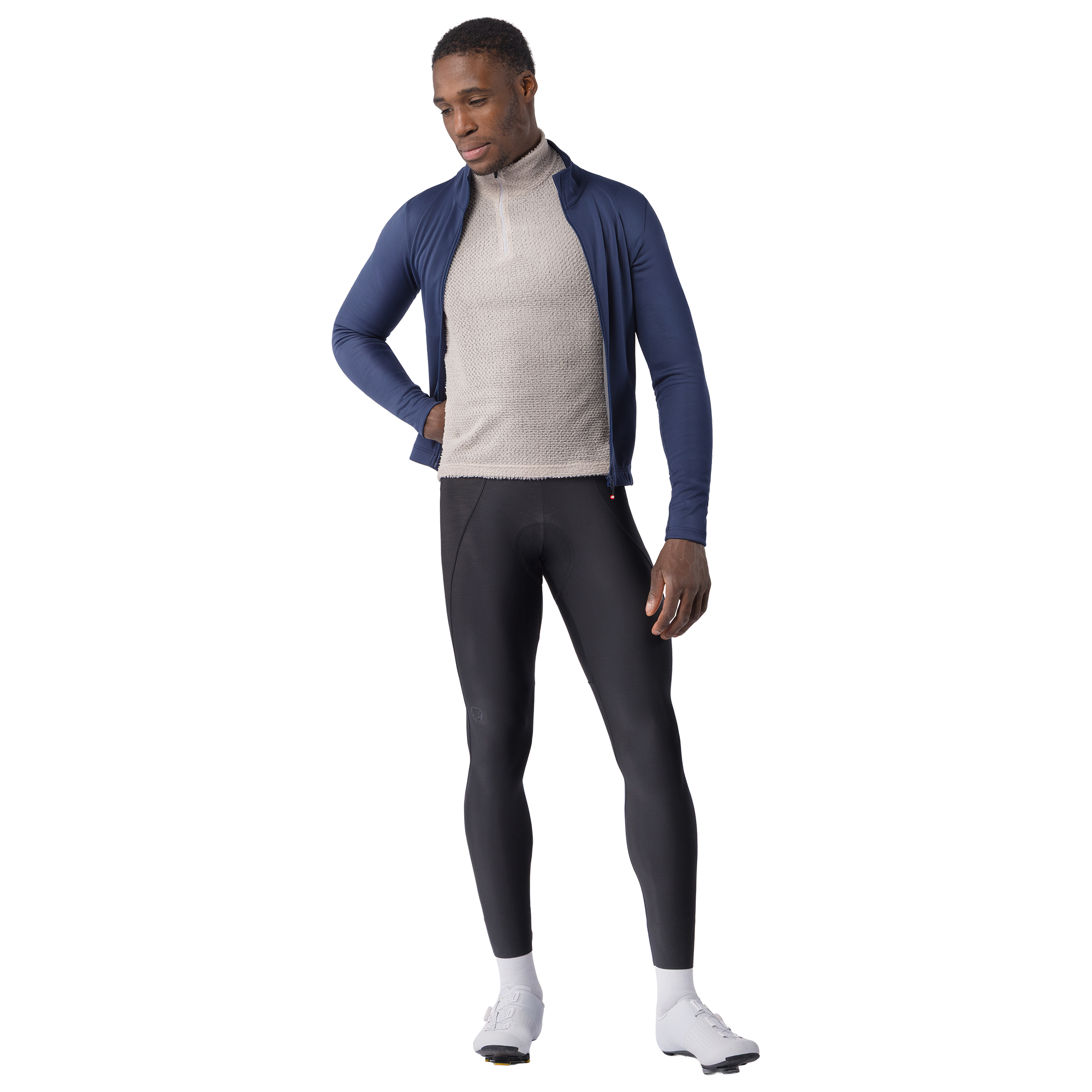Castelli Long Sleeve Base Layer COLD DAYS 2nd LAYER light grey