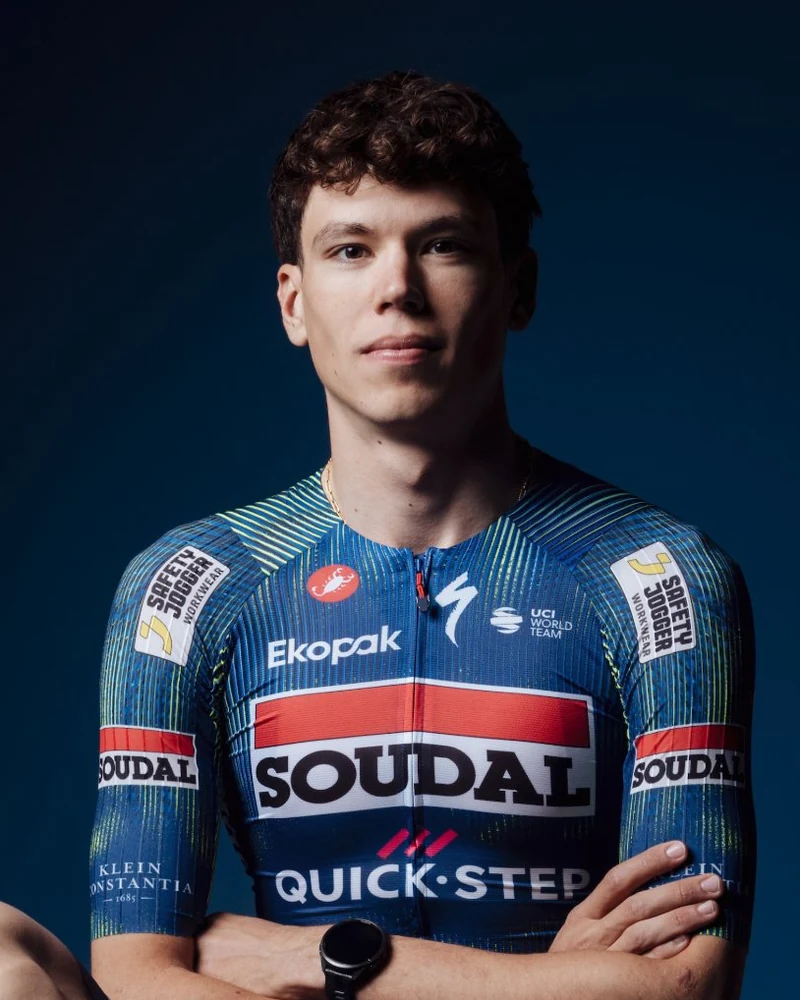 Paul Magnier im Trikot von Soudal Quick-Step
