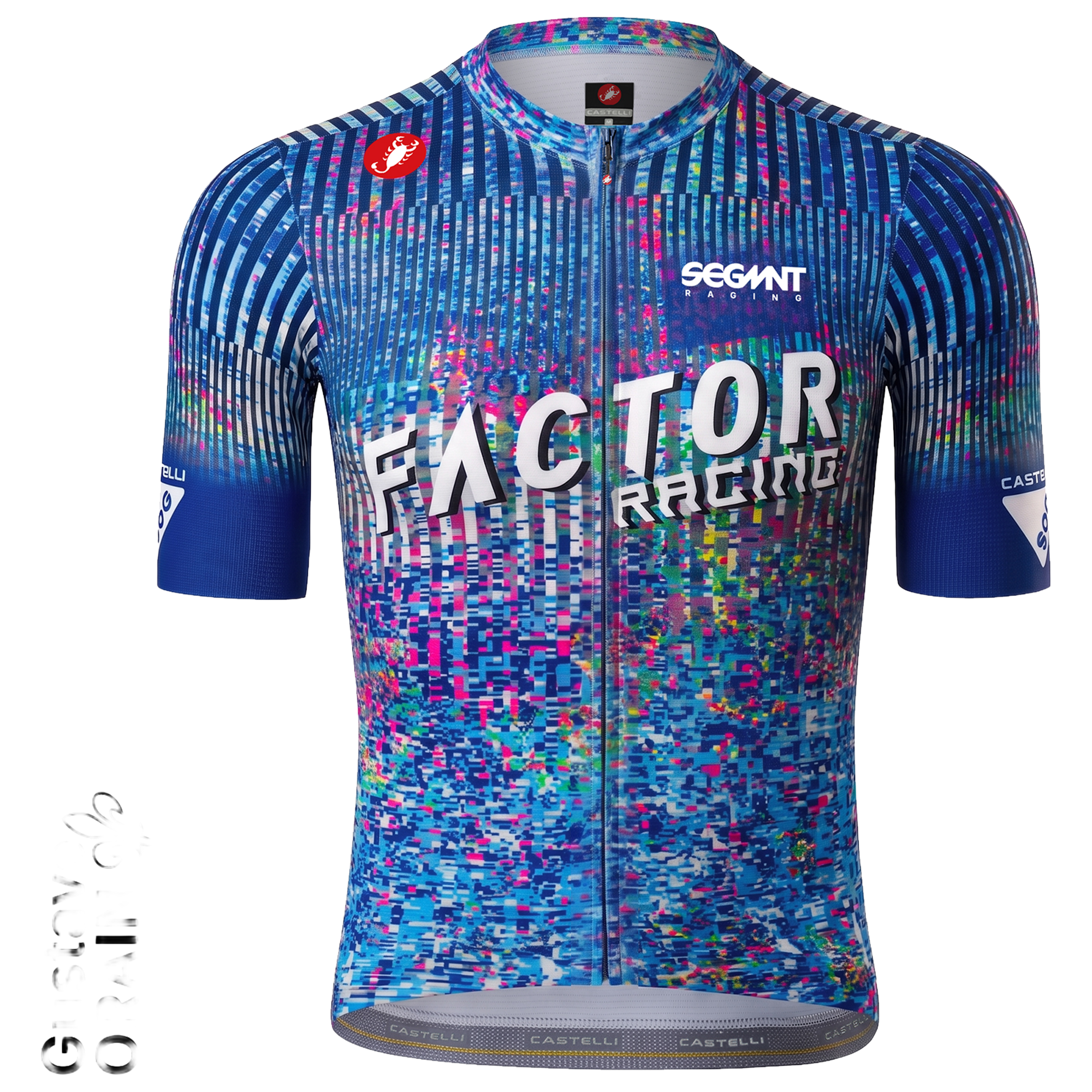 Castelli Short Sleeve Jersey Espresso 2 Spirit of Gravel blue