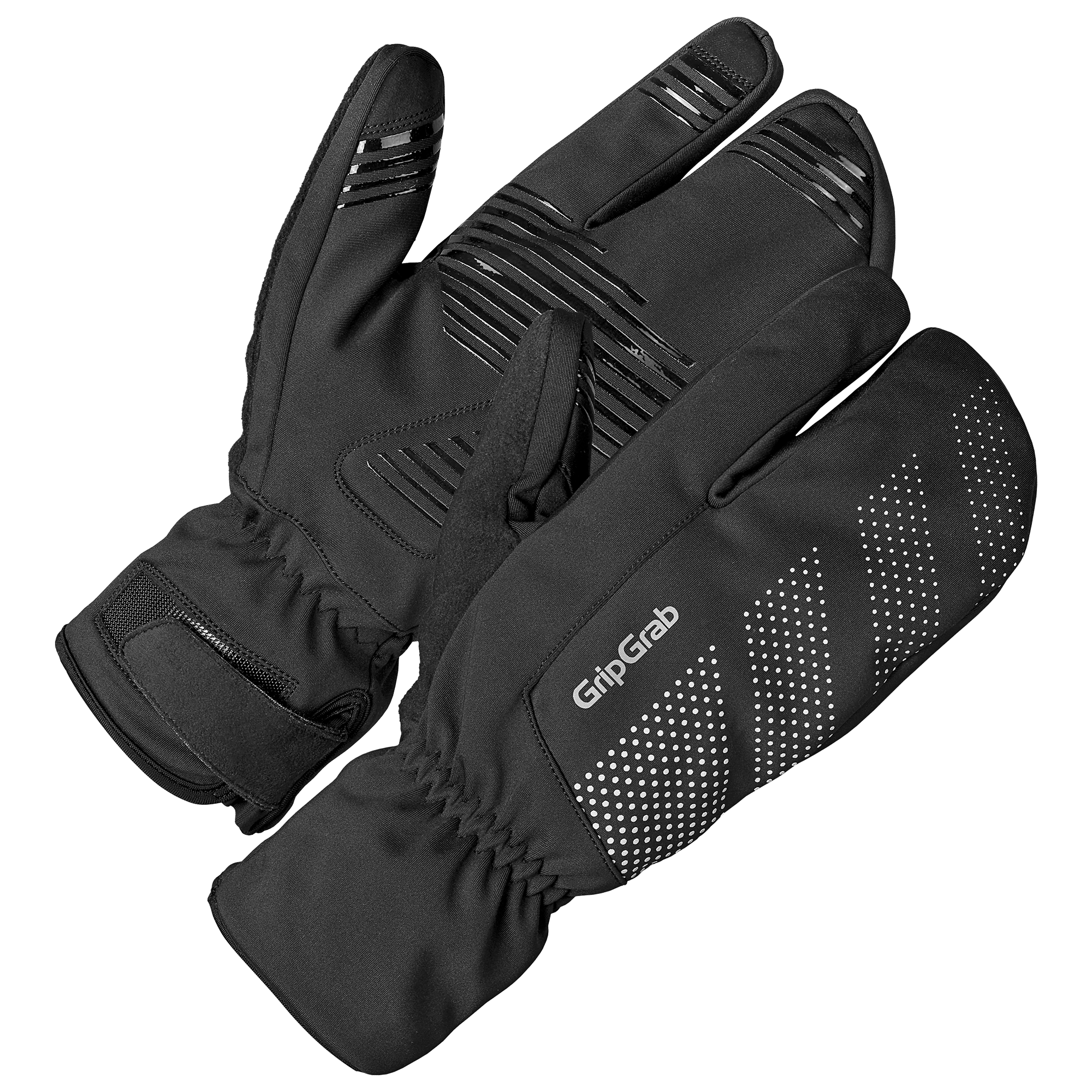 Gripgrab Winter Gloves RIDE Windproof Deep Winter Lobster black