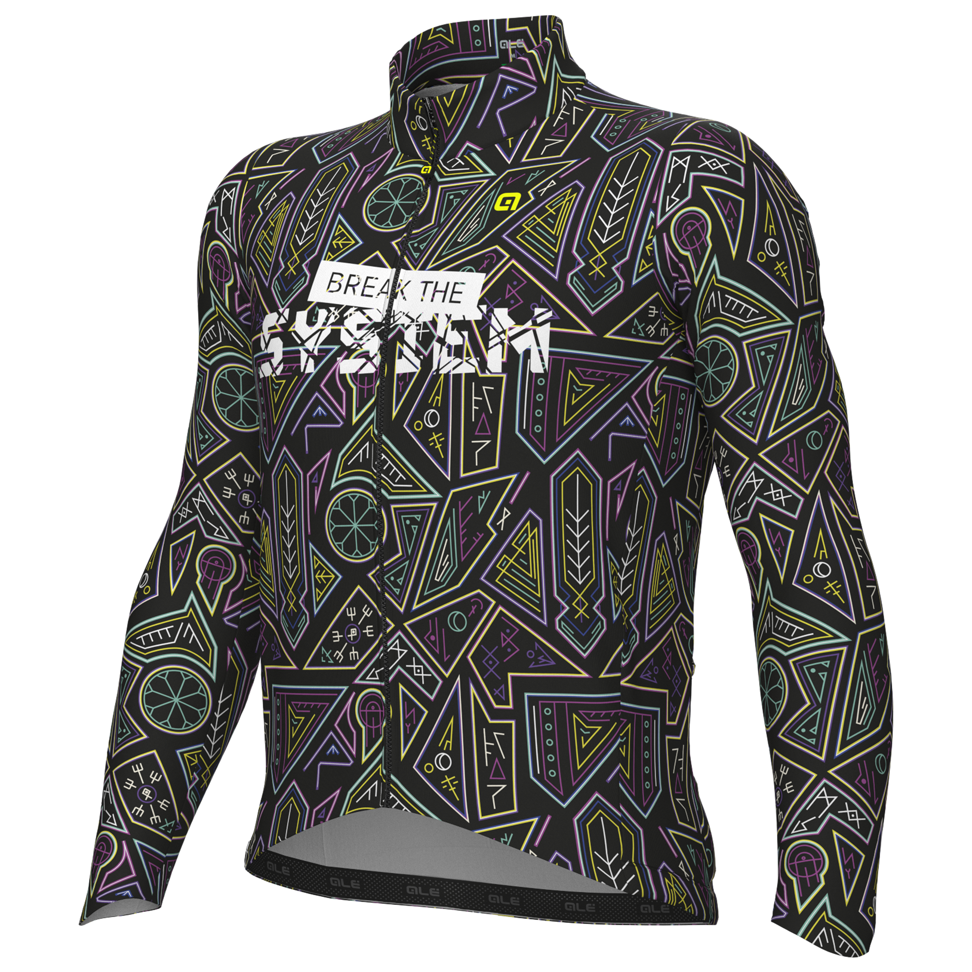 Alé Langarmtrikot System schwarz