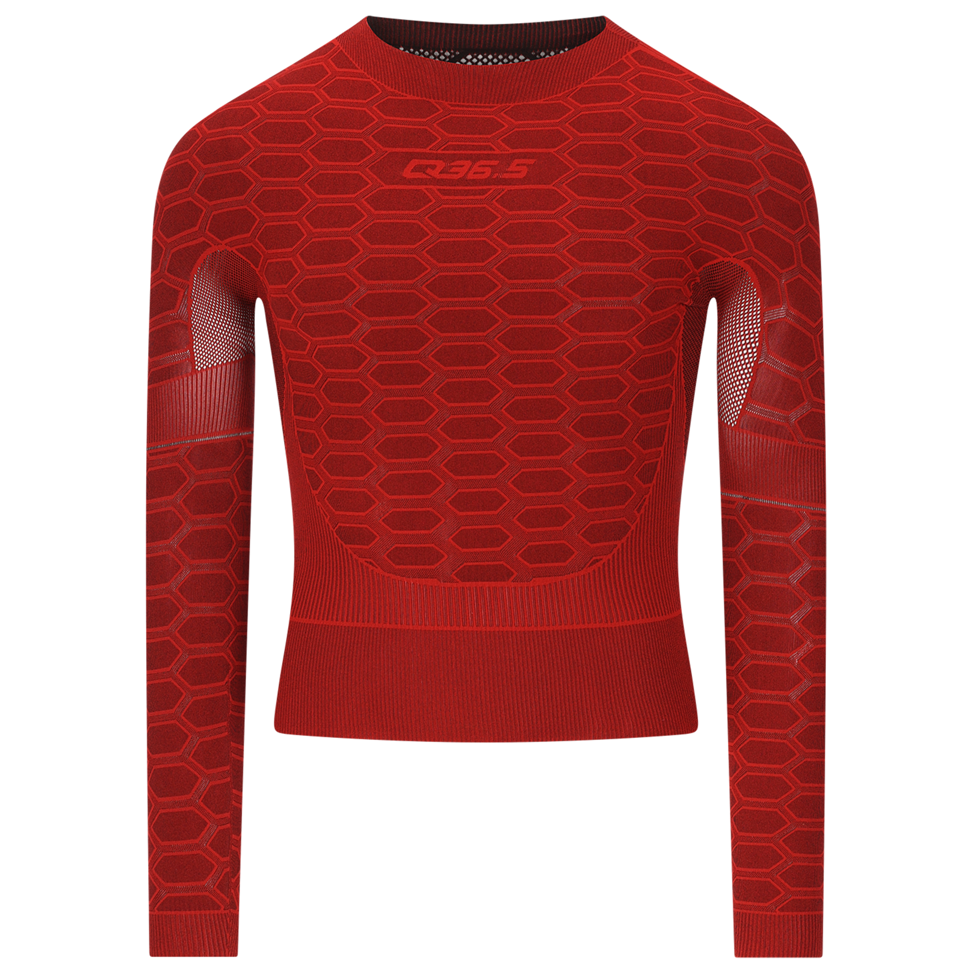 Q36.5 Sous-maillot de cyclisme à manches longues  Layer 3 rouge