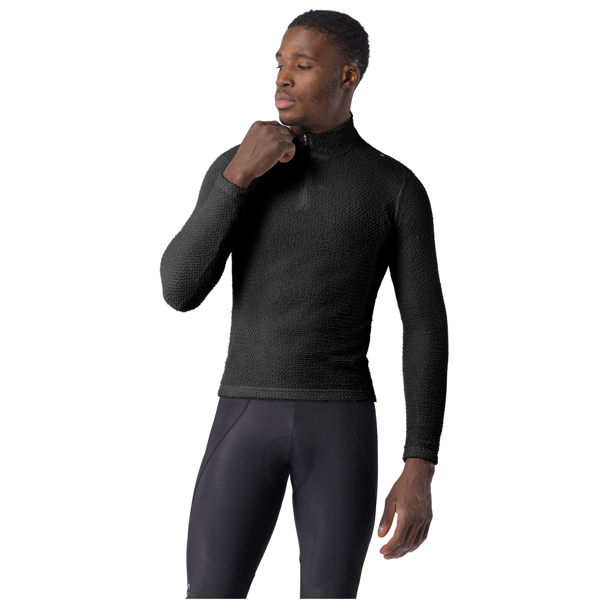 Castelli lange mouw onderhemd COLD DAYS 2nd LAYER zwart
