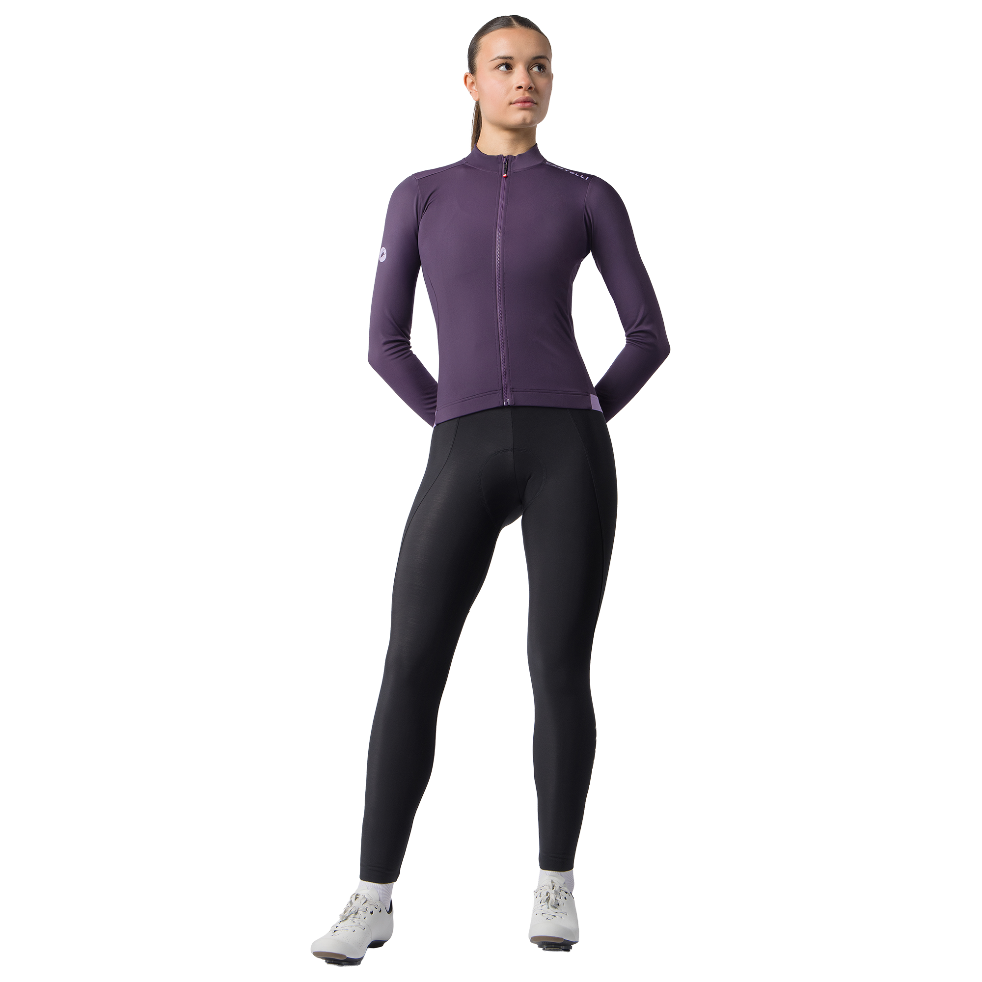 Castelli Maillot manches longues femme  Espresso Thermal 2 lilas