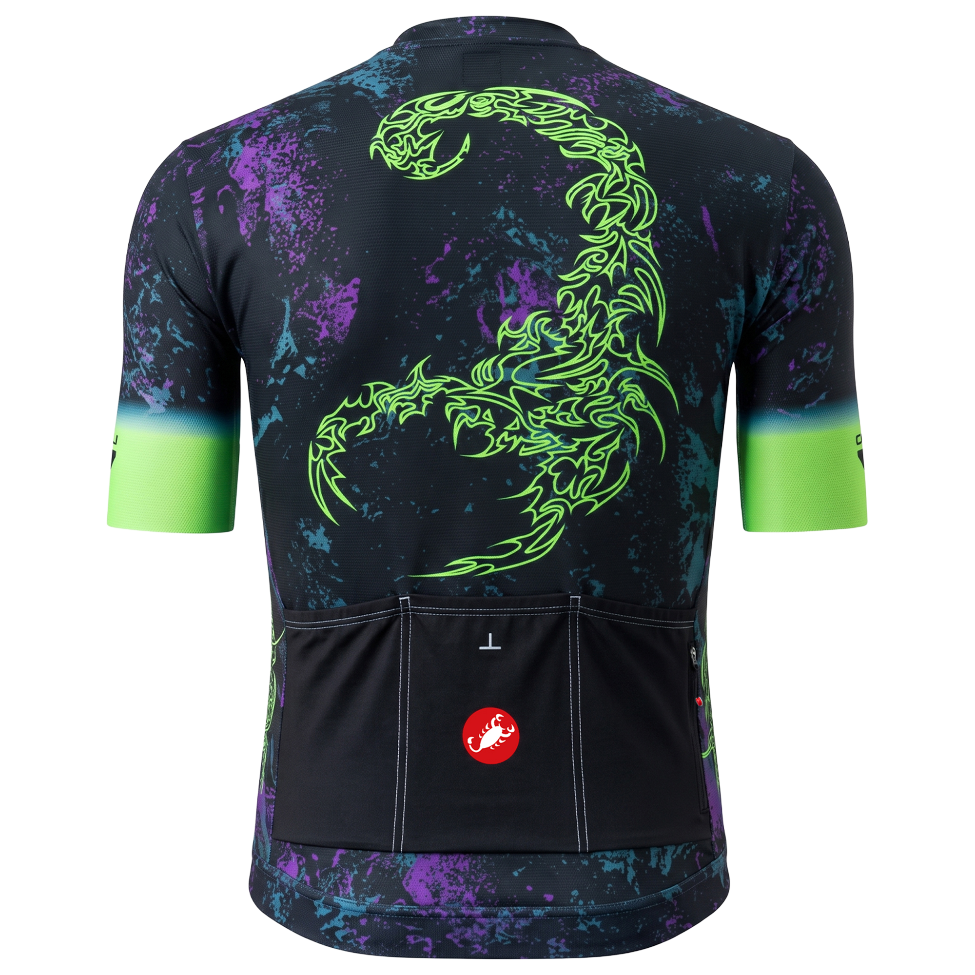 Castelli Short Sleeve Jersey Espresso 2 Spirit of Gravel blue/green