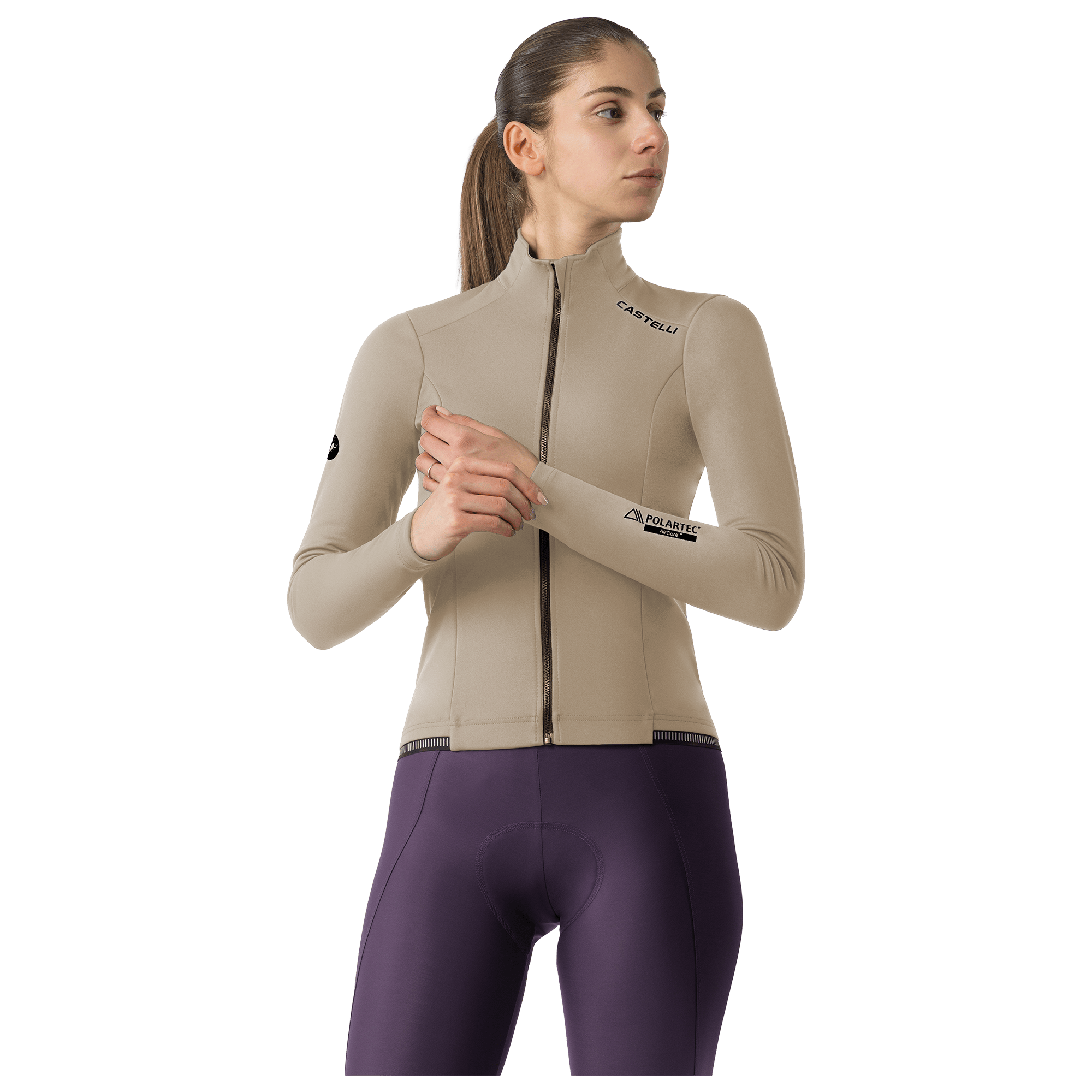 Castelli Veste d'hiver femme  Espresso 2 beige