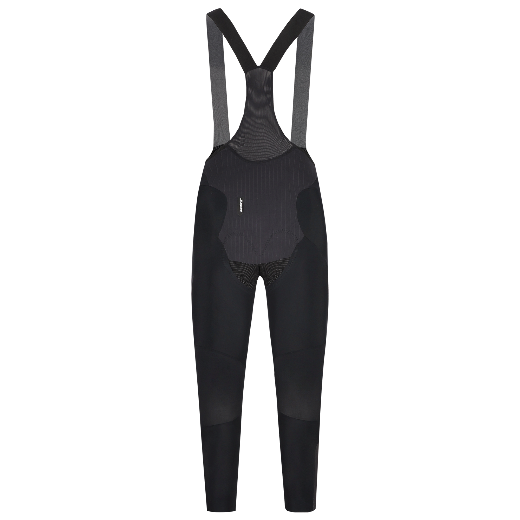 Q36.5 Korte koersbroek met bretels Gregarius Hybrid Light zwart