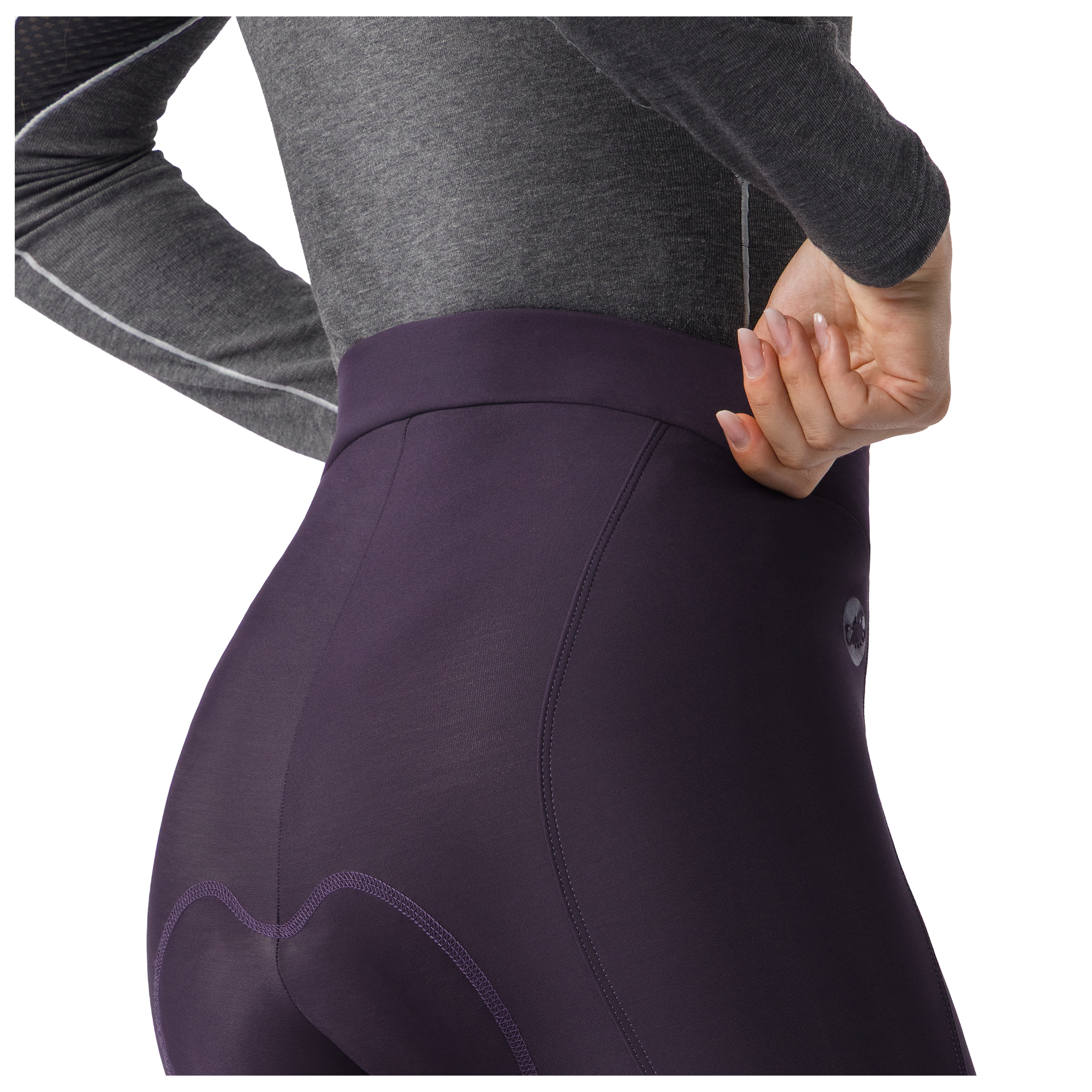 Castelli Collant long  Espresso 2 femme lilas