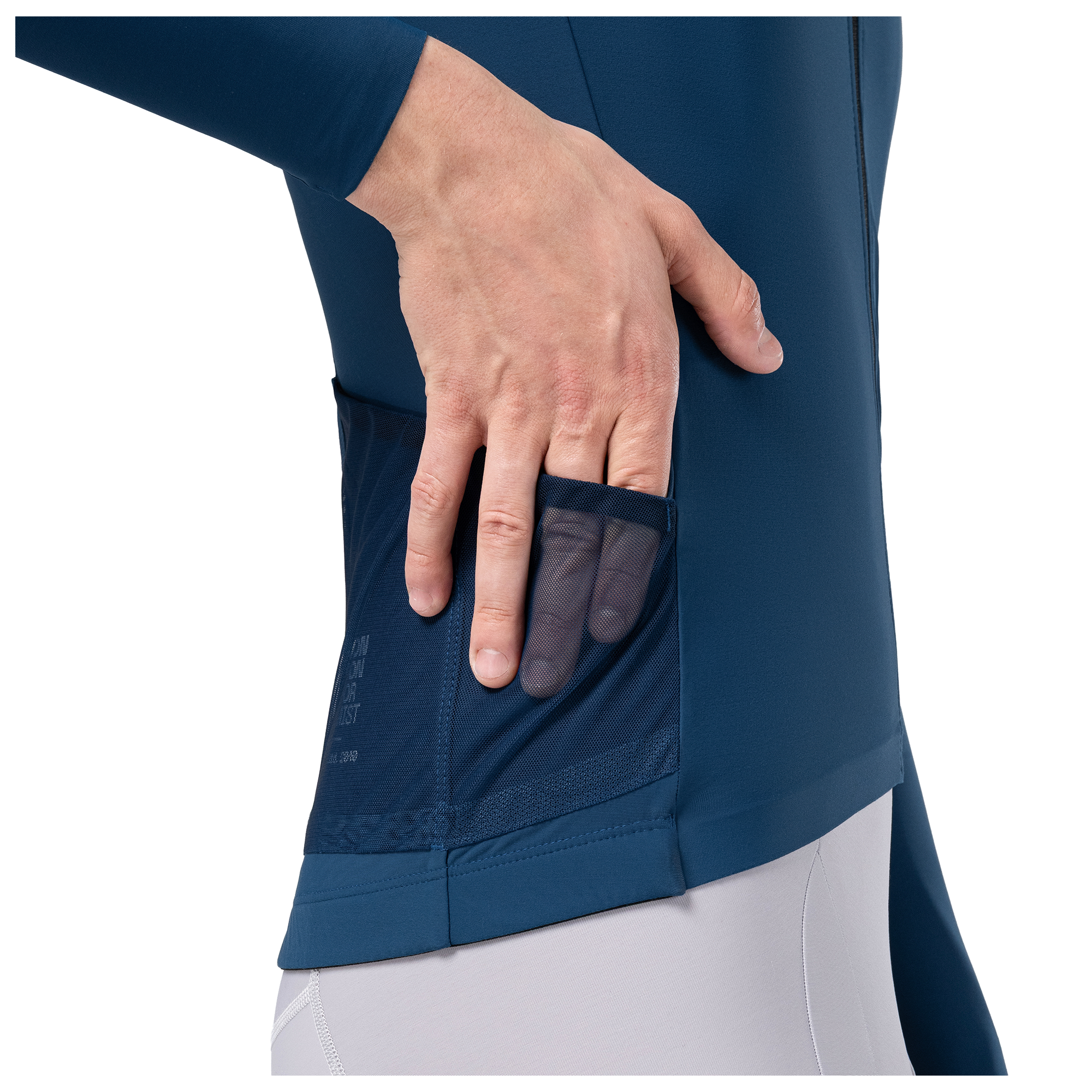 Gobik Maillot manches longues  Pacer Solid 2.0 bleu