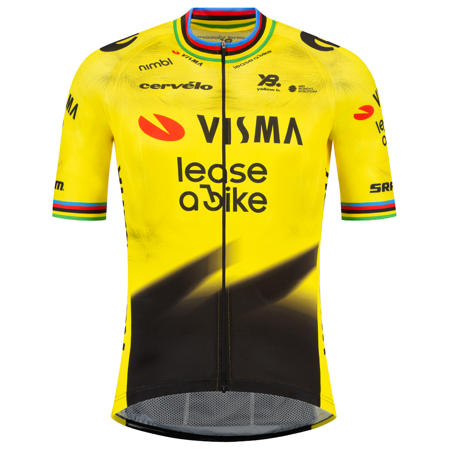 TEAM VISMA LEASE A BIKE Koszulka z krótkim rękawem World Champion 2026