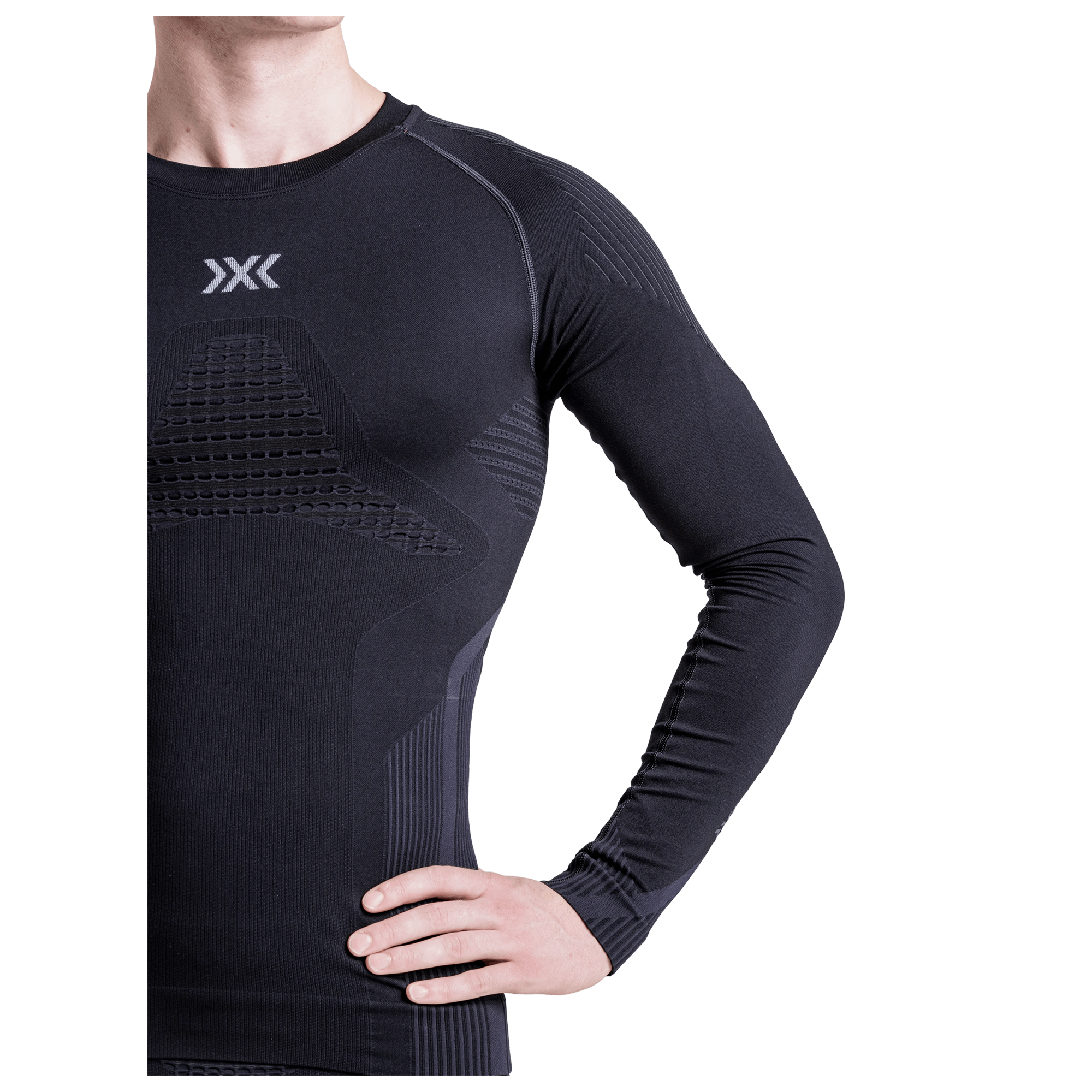 X-Bionic Camiseta interior de ciclismo de manga larga  Invent negro