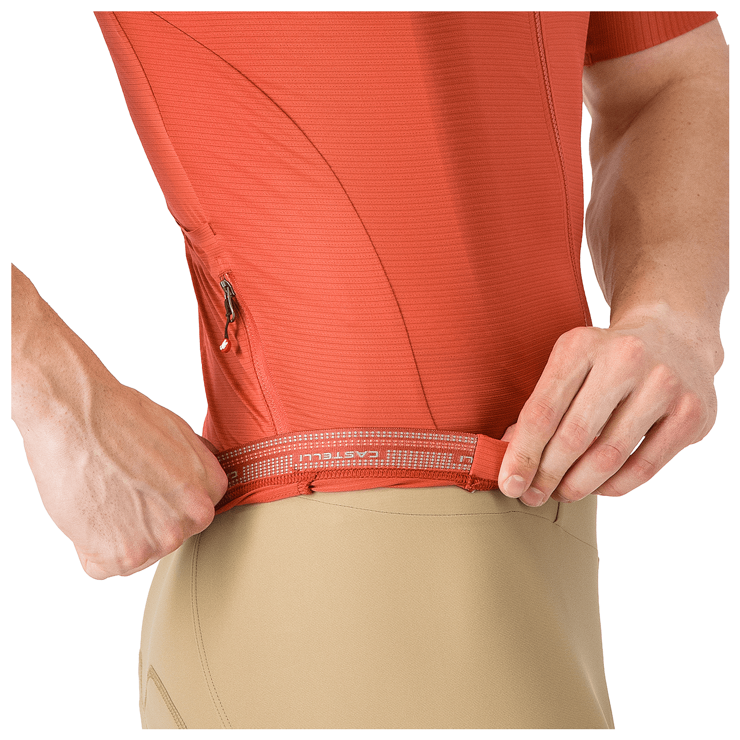 Castelli fietsshirt met korte mouwen Espresso 2 rood, foto 6